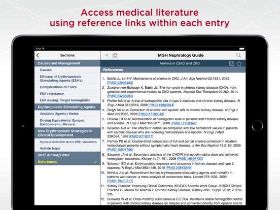 MGH Nephrology Guide iPad screenshot 4 - Medical app