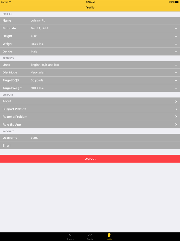 DQS Mobile iPad screenshot 4 - Health & Fitness app