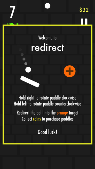 redirect. Screenshot