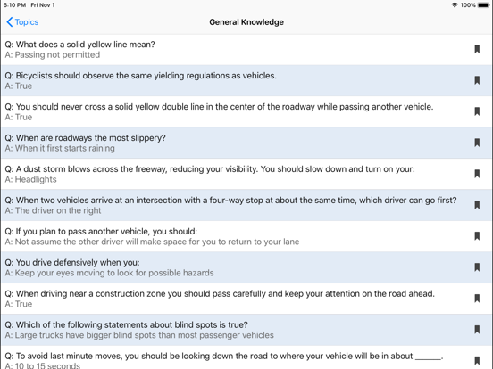 Louisiana DMV Test Prep iPad screenshot