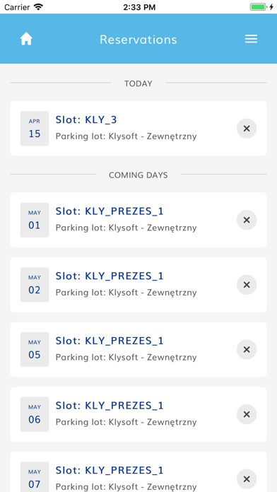 Screenshot #1 pour ParkingShare