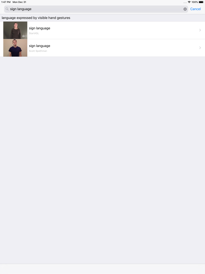 #2. Sign ASL (iOS) 由: Daniel Mitchell