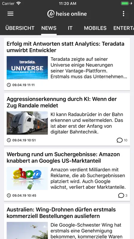 heise online | IT-News screenshot 2 of 6