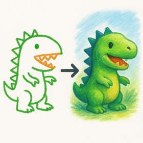 AI Doodles: From Sketch to Art