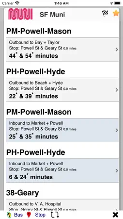 xtBus transit browser screenshot 2