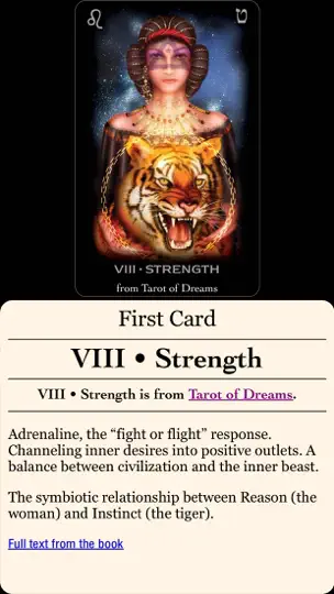 Capture d'écran de Fool’s Dog Tarot & Divination sur iPhone 4