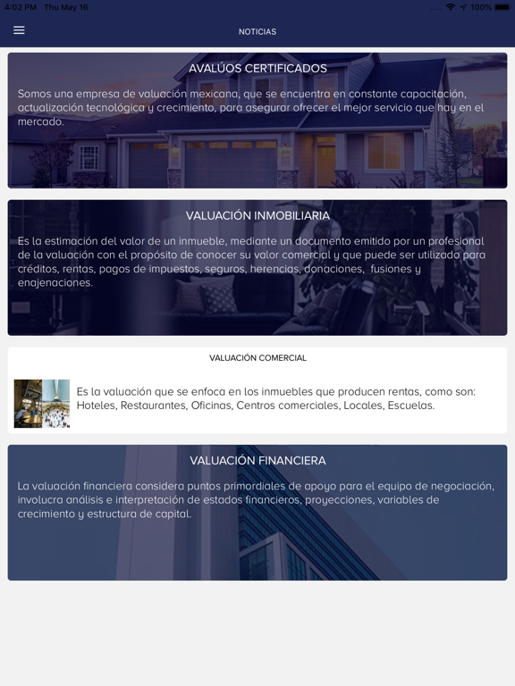 ACERTEC iPad screenshot