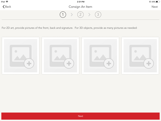 Mobley & Grant Auctioneers iPad screenshot 4 - Shopping app