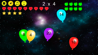 Screenshot #2 pour Times Tables Balloon Pop