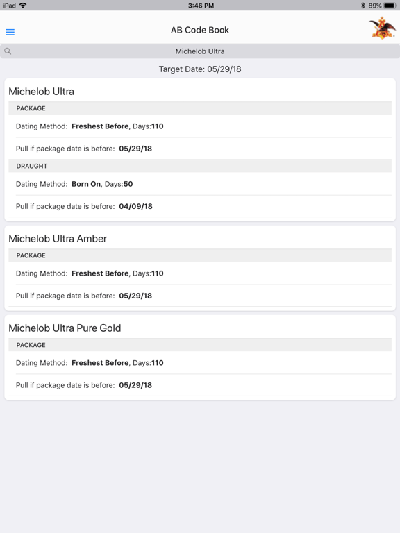 App screenshot