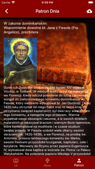 Brewiarz iPhone screenshot 6 - Book app