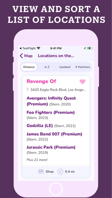Pinball Map Screenshot