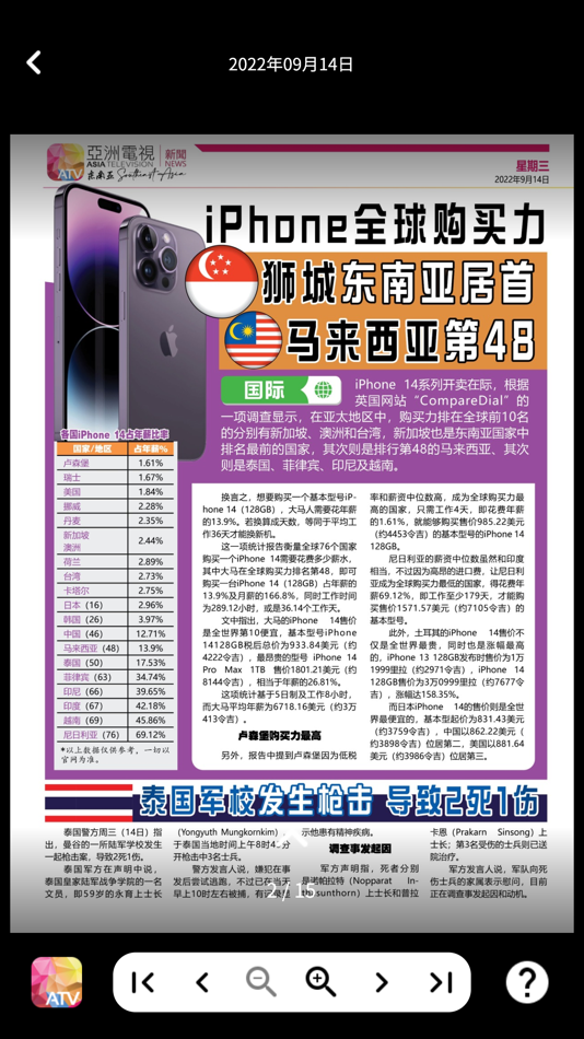 #2. 亚洲电视新闻 (iOS) 由: Asia Television Digital Media (Malaysia) Sdn Bhd