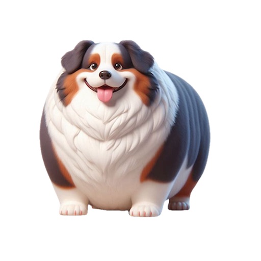 Fat Australian Shepherd