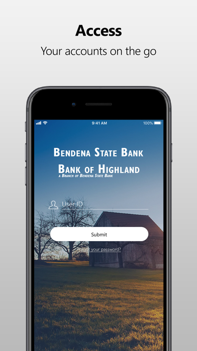Bendena Bank Mobile Screenshot