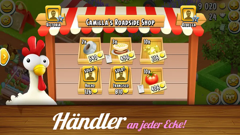 Screenshot von Hay Day auf dem iPhone 2