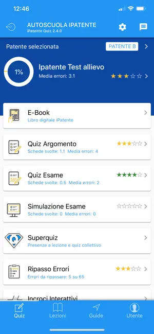iPatente Quiz iPhone screenshot 1