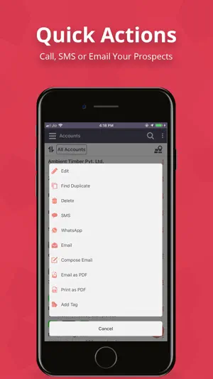 TapCRM for SuiteCRM/SugarCRM screenshot 3