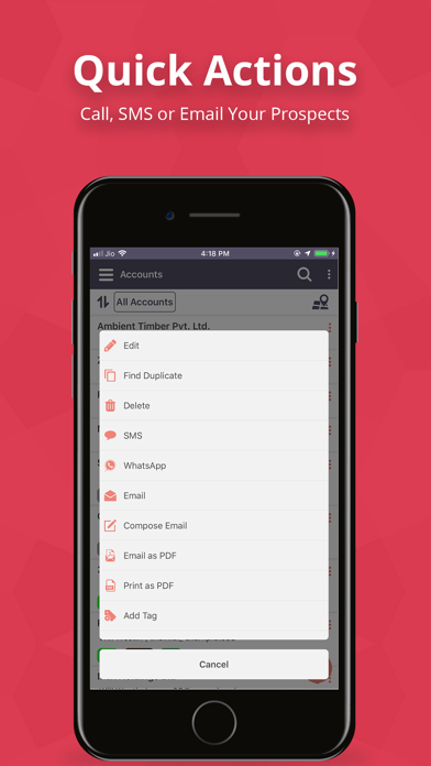 Screenshot #3 pour TapCRM for SuiteCRM/SugarCRM