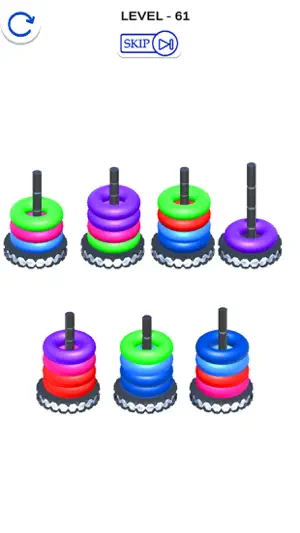 Sort It Stack 3D screenshot 2