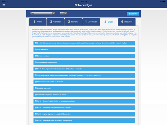 Screenshot #6 pour Déclaration d'impôt du Québec