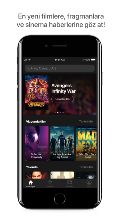 Screenshot #1 pour Sinemalar.com Vizyon Filmleri