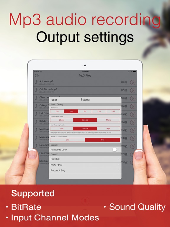 Screenshot #6 pour Mp3 Recorder : Voice Recorder