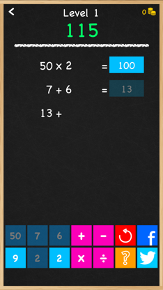 Numbers Game - 6 Number Puzzle screenshot 1