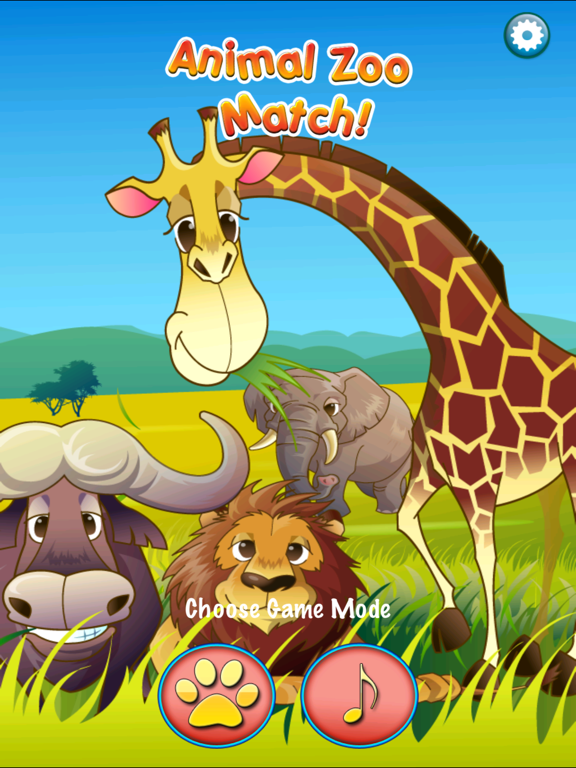 Animal Zoo Match for Kids iPad screenshot