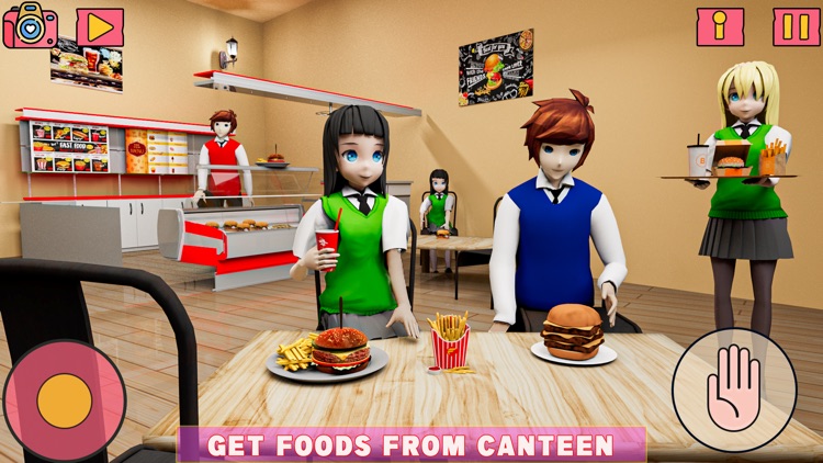 Anime High School Girl Life screenshot-3