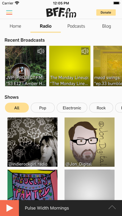 BFF.fm Screenshot