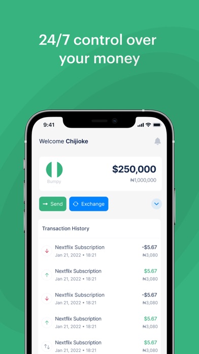 OhentPay - A Global Money App Screenshot