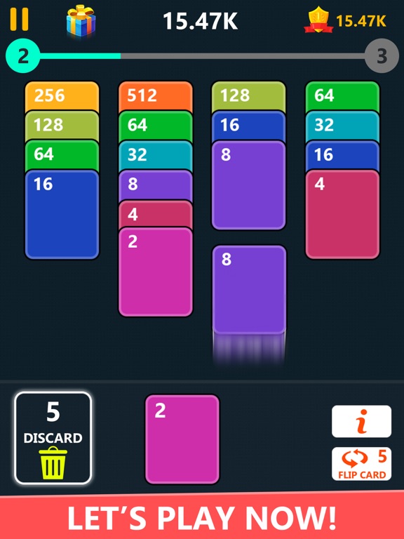 2048 Solitaire Card Game