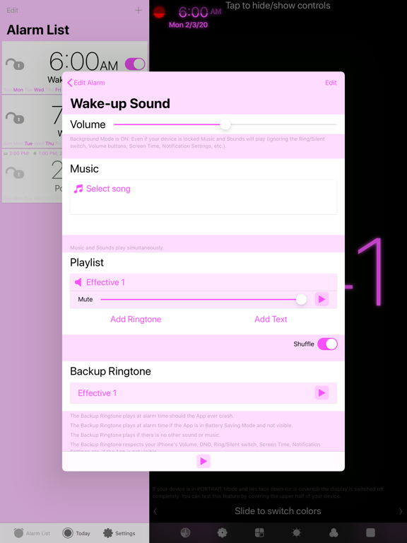Mathe Alarm Clock - Math Alarm iPad screenshot 6 - Utilities app