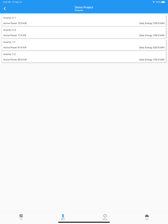 IBM Maximo Renewables iPad screenshot