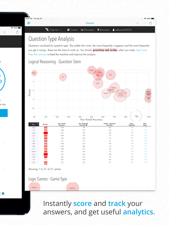 7Sage LSAT iPad screenshot 3 - Education app