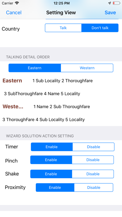 Screenshot #3 pour Talking Location Pro