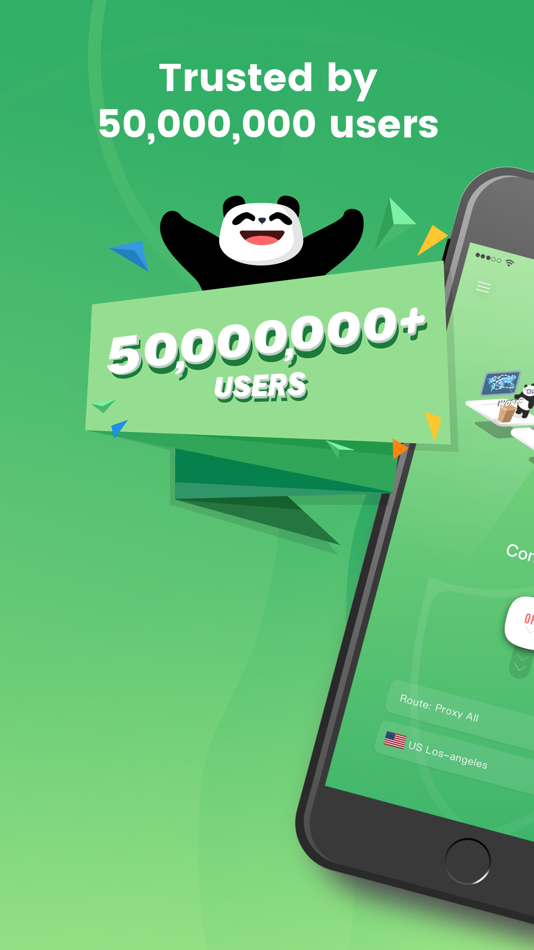 #3. PandaVPN Lite: Fast & Secure (iOS) 由: Wildfire Inc.