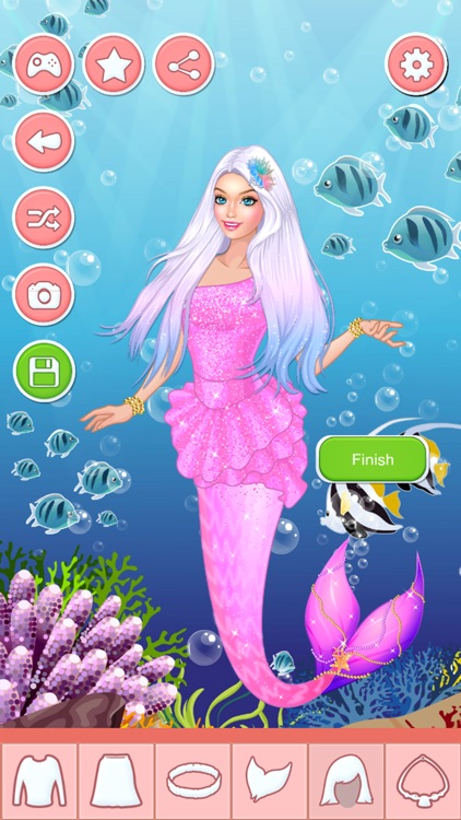 Mermaid Beauty Dress-Up Games
