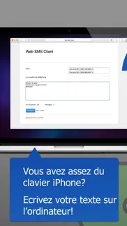 iweb sms iPhone Captures Décran 3