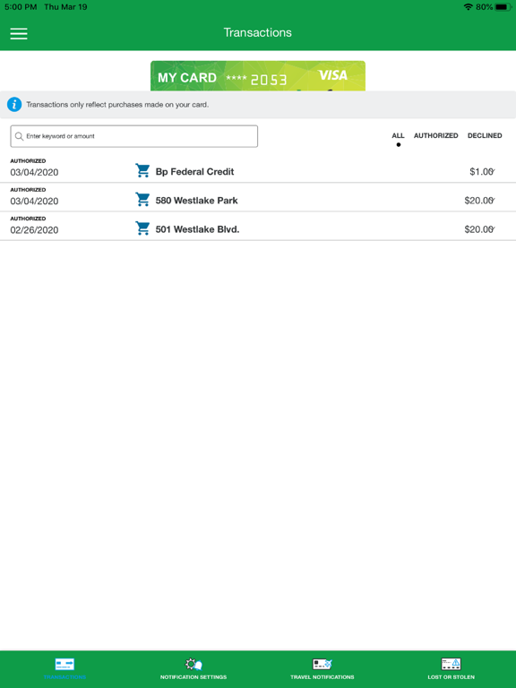 Screenshot #6 pour BPFCU Cards