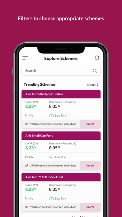Screenshot #2 pour Axis Mutual Fund Invest Online
