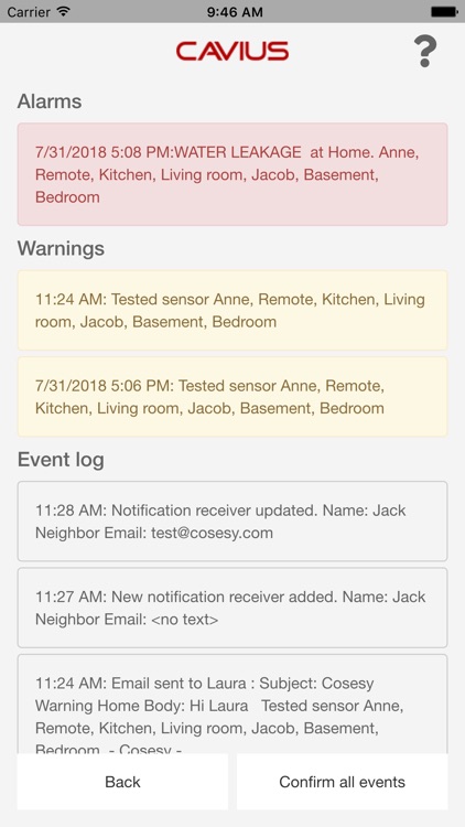 Cavius Alarm screenshot-5