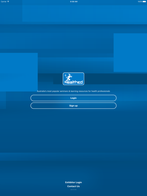 Healthed iPad screenshot 1