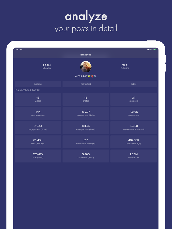 Screenshot #5 pour Reports Instagram Followers IG