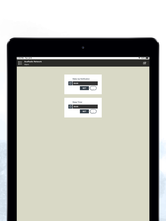 AceRadio network iPad screenshot 8 - Music app