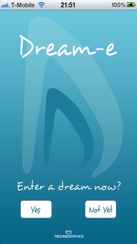 #1. DREAM-e (iOS) By: Technosophics Ltd
