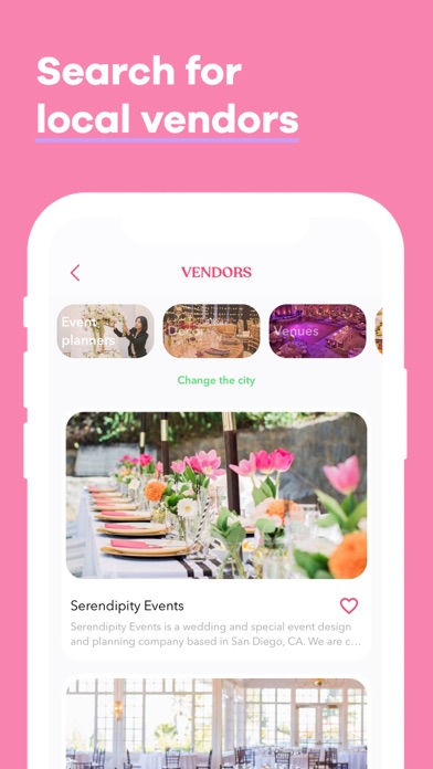 Weddi - Wedding Planner Screenshot