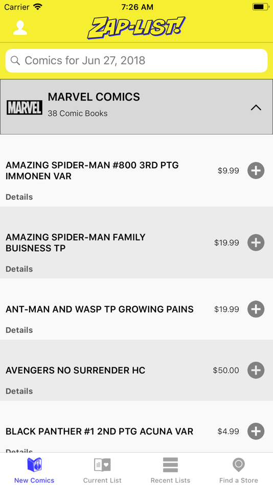 #2. The Zap-List (iOS) 由: Andrew Stamm
