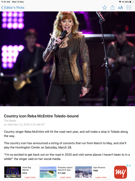 THE BLADE News App iPad screenshot 5 - News app